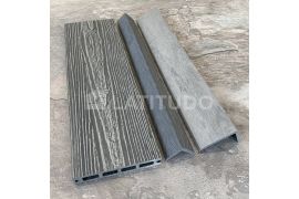 Террасная доска EasyDecking Wood-X 146х23х3010 Серый Микс